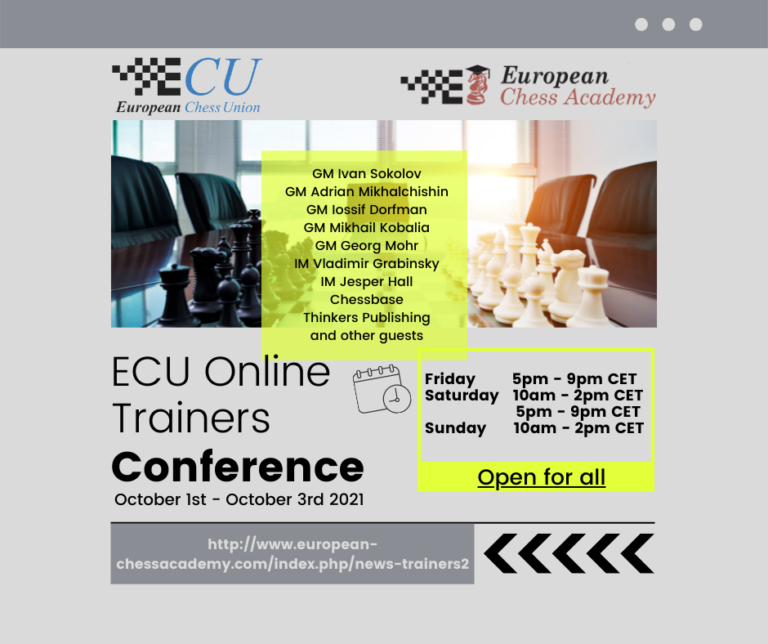 ECU ONLAJN KONFERENCIJA TRENERA