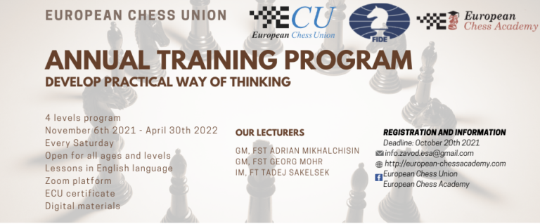 GODIŠNJI TRENING PROGRAM!