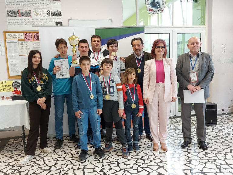 OŠ “STEVICA JOVANOVIĆ” IZ PANČEVA POBEDNIK EKIPNOG ŠKOLSKOG PRVENSTVA SRBIJE 2022