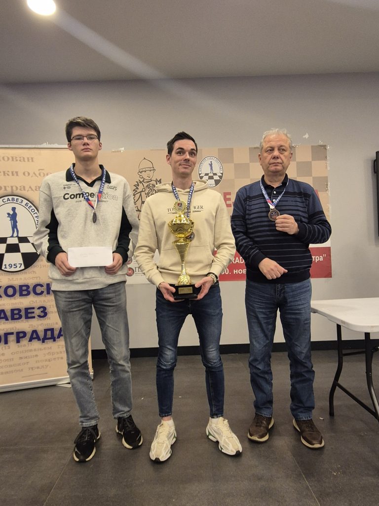 ZAVRŠEN 38. „TROFEJ BEOGRADA U ŠAHU“ – MIHAIL BRJAKIN POBEDIO U FOTO-FINIŠU