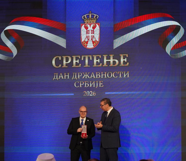 ŠAHOVSKI SAVEZ SRBIJE DOBITNIK ORDENA KARAĐORĐEVE ZVEZDE TREĆEG STEPENA