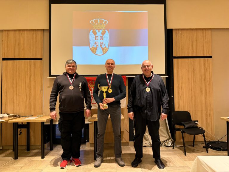 ZAVRŠENO PRVENSTVO SRBIJE U ŠAHU ZA VETERANE