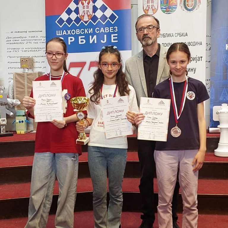 NAGRAĐENI NAJBOLJI NA POJEDINAČNOM PRVENSTVU UČENIKA OSNOVNIH ŠKOLA U ŠAHU