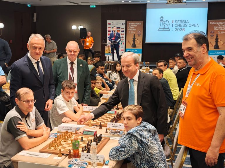 ZVANIČNO OTVOREN 6. MEĐUNARODNI LETNJI ŠAHOVSKI FESTIVAL ‘SRBIJA OPEN 2026’